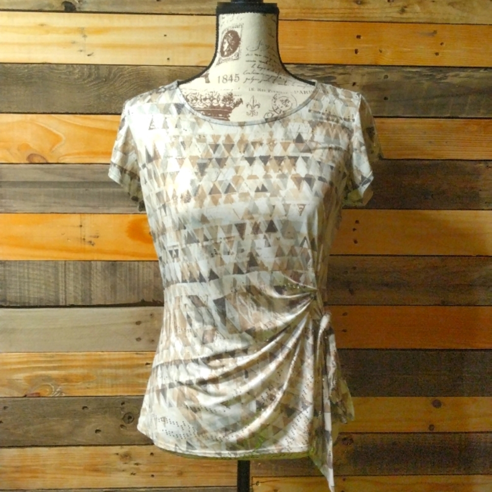 Dress barn collection short sleeve tunic